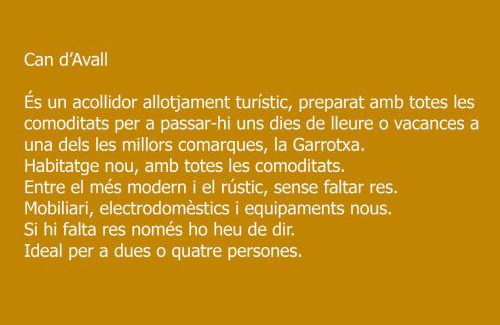 Riudaura Apartment | Can d'Avall