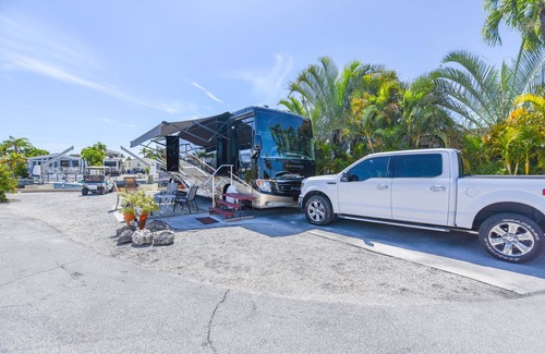 Cutthroat Harbor Estates RV Rental | Canal Front RV Lot 447 Venture Out, Oversized RV Lot with 60ft of Dockage!