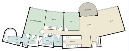 City West Apartment | Canberra City View Apartment