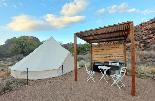 Gateway RV Rental | Canyon Tent at Gateway Glamping, Western Colorado