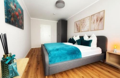 Schloßchemnitz Apartment | Carrée 31 Balkon, Privatparkplatz, Aufzug, Kaffee