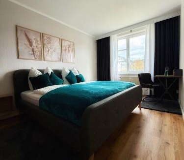 Schloßchemnitz Apartment | Carrée 31 Balkon, Privatparkplatz, Aufzug, Kaffee