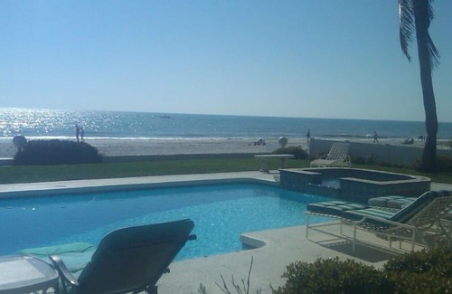 Redington Beach Villa | Casa Bella - An Architectural Beachfront Masterpiece with Pool and Spa