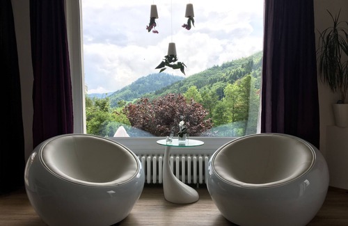 Kleines Wiesental Apartment | Casa Alma - Luxury apartment with terrace, whirlpool, sauna, fireplace, W-LAN - Whg. C