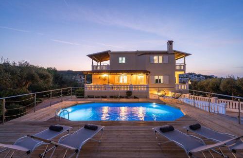 Agia Marina Apartment | Casa de philippe with unique Seaview 2' from beach