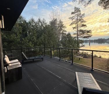 Washago House | Casa Del Capo Luxury Lakefront Retreat with Infrared Sauna, Dock, EV