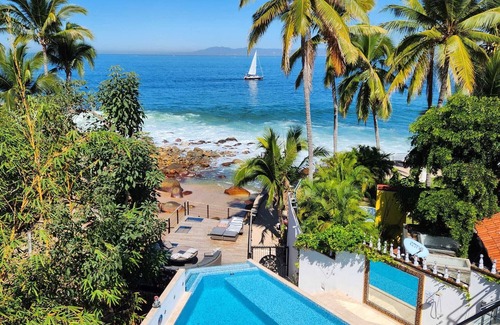 Colonia 5 de Diciembre Villa | CASA MORADA - PUERTO VALLARTA,MXnBeachfront-11 BEDROOMS/16,000 SFT/20 + GUEST