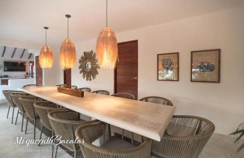 Bacalar House | Casa Tita, amazing views with Private Pier, Bar & Jacuzzi