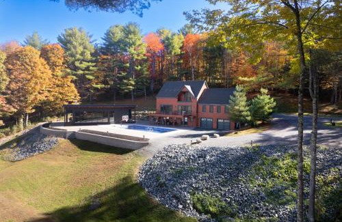 Woodstock House | Casita Alta - Woodstock, VT - Main House & Pool House with Private Heated Pool and Mountain Views