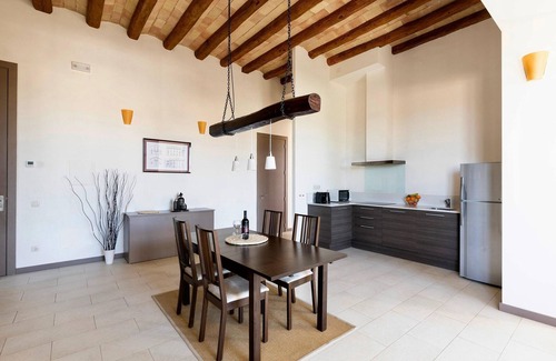 La Torre de Claramunt Apartment | Castle Apartment for 3-4 people with terrace
