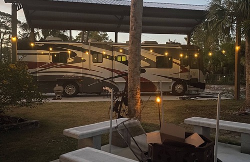 Salem RV Rental | Cedar Island! Perfect spot, 20'x40' pole barn to park your camper and have FUN