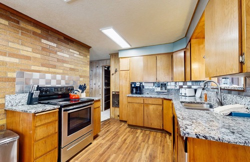 Rockaway Beach House | Centrally located home with lake views, private pool & spacious deck