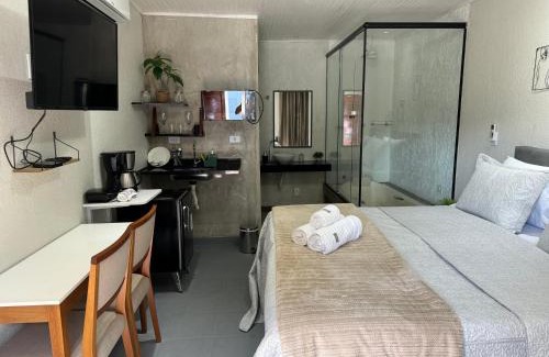 Penedo Cabin | Chalé 01 com hidro e cozinha no coração de Penedo