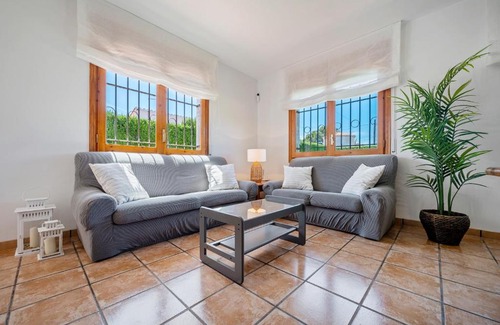 Les Tres Cales Villa | Chalet a pie Cala Forn con piscina