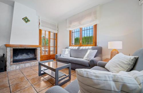 Les Tres Cales Villa | Chalet a pie Cala Forn con piscina