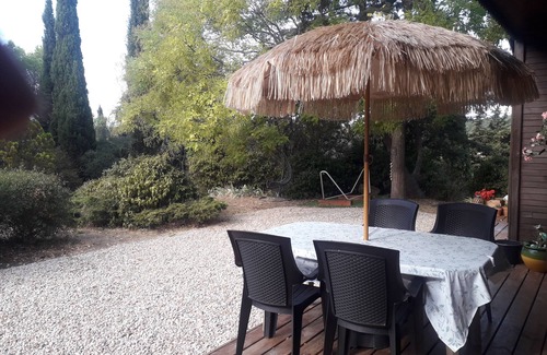 Fabrezan Ski Chalet | Chalet and pool 4 persons in the Corbieres, large garden