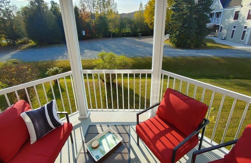 Orford Condo | Chalet Aventure Orford - Cozy condo in beautiful Orford - WiFi, AC, fireplace