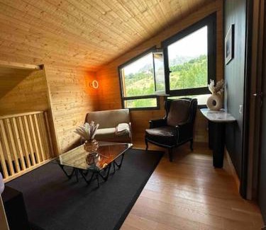 Allos Ski Chalet | Chalet d'architecte avec vue panoramique