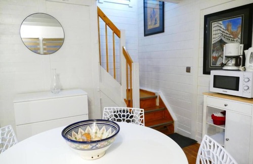 La Baule-Escoublac Ski Chalet | CHALET MARRAKCHI, TERRACE under the Pines 100m from the beach and shops