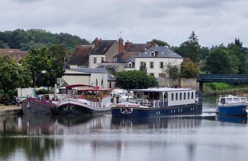 Briare Bed & Breakfast | Chambre PMR tout confort avec terrasse en bord de canal, animaux acceptés, proche centre-ville de Briare - FR-1-590-368