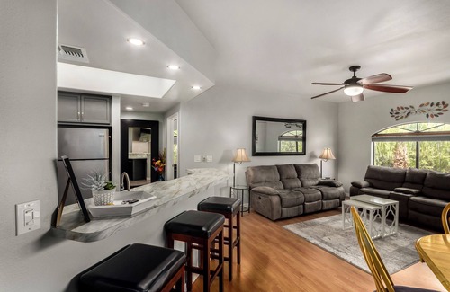 Kaufman And Broad At The Vineyards Apartment | Charming 2-bedroom condo with Heated Pool & fitness room, 1 King 1 Queen