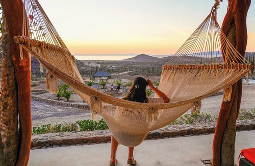 La Paz House | Charming 2BR farm house close to Balandra with Stunning Sea of Cortez Views