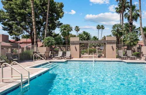 Casitas Chaparral House | Charming 3-bedroom, 2.5-bathroom townhome with a community pool, spa, and patio!