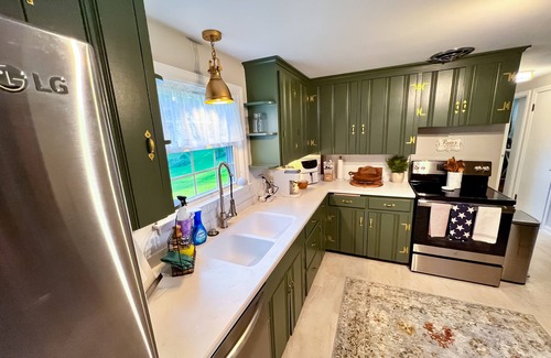 Terryville House | Charming 3BR Hilltop House, Newly Remodeled with Arcade