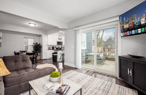 West Columbus House | Charming 4-bedroom home with a pool table, spacious living, & modern kitchen.