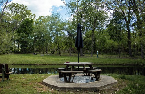 Carthage Cabin | Charming Cabin + Pond View + Hot Tub