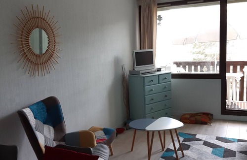 Greolieres les Neiges Apartment | charming studio with mountain view