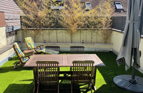 Bennwihr Apartment | Charming gîte in the heart of the Alsatian vineyards, lovely terrace