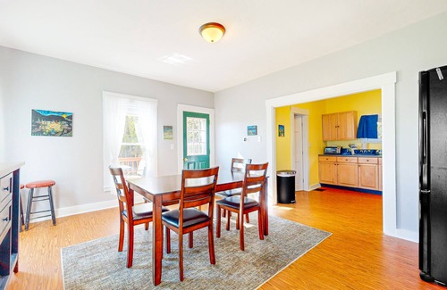 Monson House | Charming, lakefront dog-friendly home with a firepit, dock, & fast WiFi