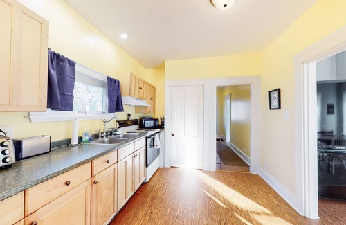 Monson House | Charming, lakefront dog-friendly home with a firepit, dock, & fast WiFi