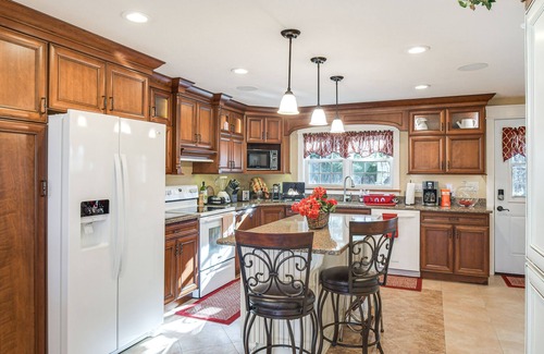 Manchester House | Charming Manchester Retreat w/Patio & Fireplace!