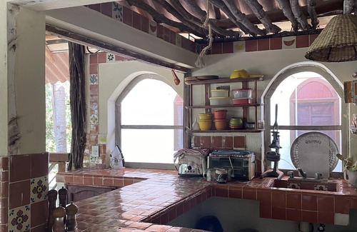 Barra de Potosi House | Charming Mexican Villa with 4 Bungalows WiFi and AC in lovely Barra De Potosi