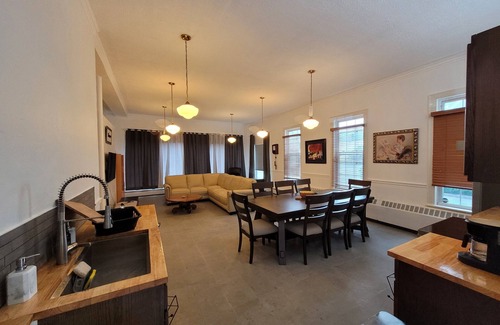 Bingham House | Charming renovated Bank building direct access for ATV/snowmobiles