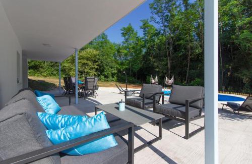 Zupanici Villa | Charming villa Prisca with pool and nice view of the wood