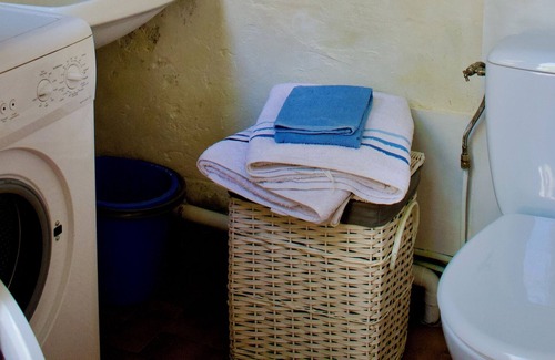 Olonzac House | Charming Village House, Covered Outdoor Dining With Sunny Upper Terrace