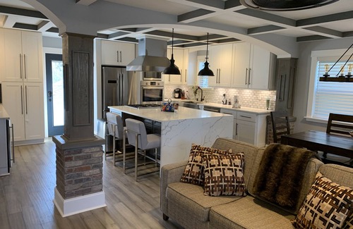 Atlanta House | Château Marchand Custom Home West Midtown Westside Station 1 Mile From Top Golf