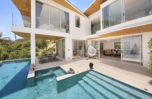 Chaweng City Center Villa | Chaweng noi villa Snow Wave 3-BR with private pool