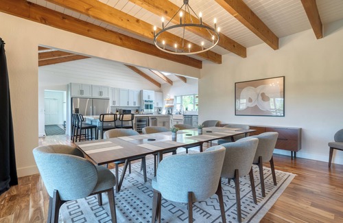 Cloverdale House | Chianti: Secluded Luxury Estate with Pool, Pickleball, Game Barn & Views