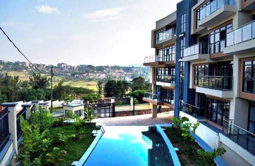 Remera Apartment | Chic 2-bedroom apartment in superb Kigali with WiFi, AC, fitness room