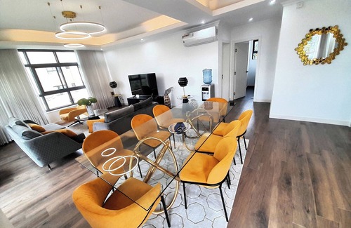 Remera Apartment | Chic 2-bedroom apartment in superb Kigali with WiFi, AC, fitness room