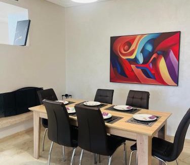 Nouaceur Apartment | Chic & cosy Flat Near Airport lockbox fast wifi