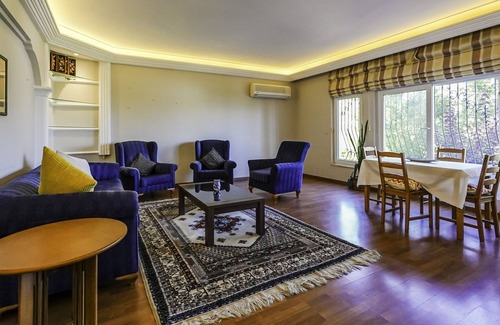 Alanya Apartment | Chic Villa w a Fireplace, Pool, Terrace in Alanya