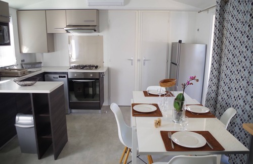 Lege-Cap-Ferret House | Claouey-Location mobilhome Lodge Premium -6 p- Siblu Les Viviers Lège Cap Ferret