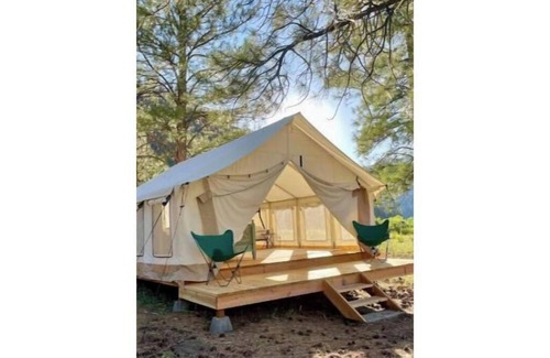 Shoup RV Rental | Clark tent & The Ponderosa Tent