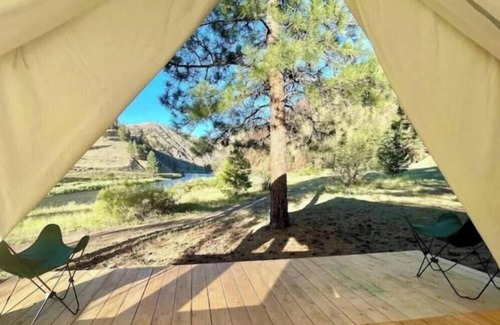 Shoup RV Rental | Clark tent & The Ponderosa Tent
