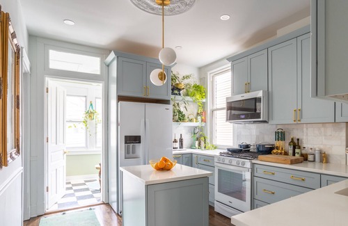 Andersonville House | Classic Chicago 2 Flat transformed into a Parisian plant lovers paradise